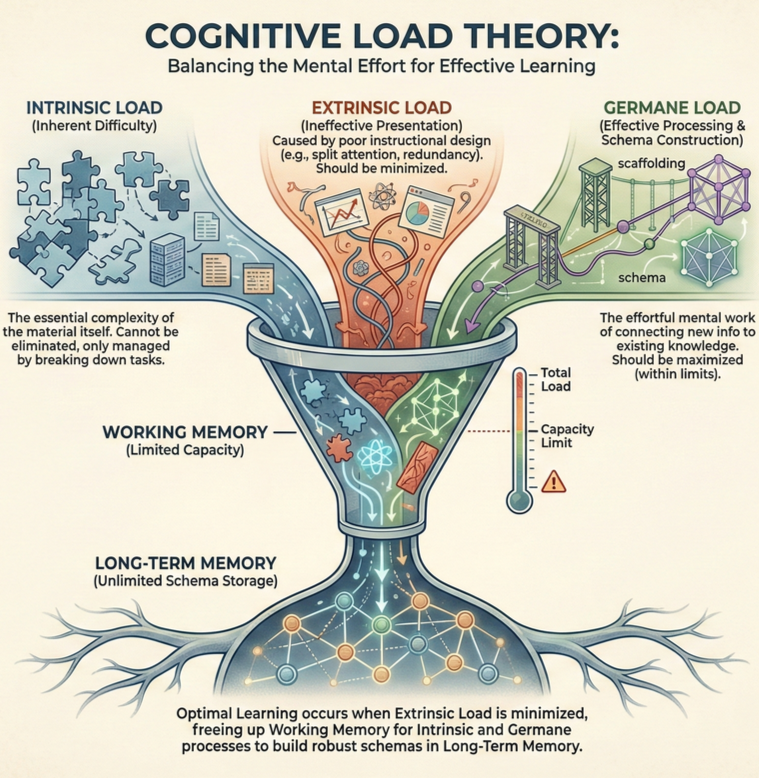 The ABCDE of Cognitive Load Theory